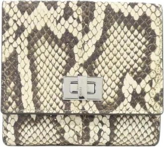 Fendi Pre-owned Selleria Peekaboo Elaphe Portemonnee - Heren - Vintage Accessoires - Veelkleurig - ONE Size - Leer - Vintage