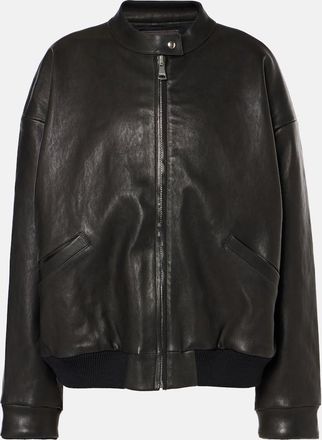 Stouls Will leather bomber jacket
