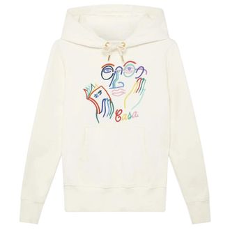 Casablanca Mens Fujita San Off-white Hoodie Cotton - Size X-Small