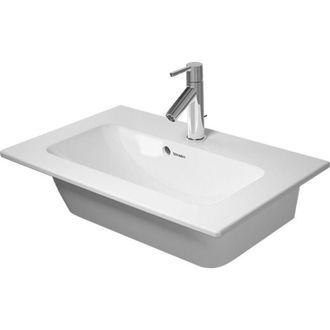 Duravit Me by Starck - Lavabo da mobile Compact, 63x40 cm, con 1 foro per miscelatore, bianco alpino 2342630000 - Duravit