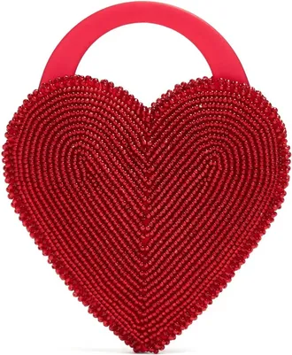 VANINA Reine de Coeur clutch - Red