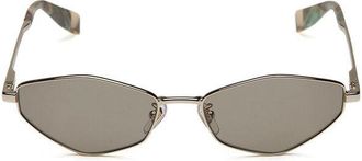 Furla Womens Sunglasses Light Gold-Green Metal Eyewear - Gold/green