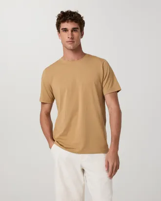 Vuori Clothing Tuvalu T-Shirt | Burlap | XS, Size Extra Small