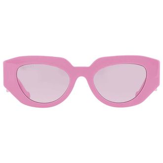 Gucci Pink Geometric Ladies Sunglasses GG1421S 004 51