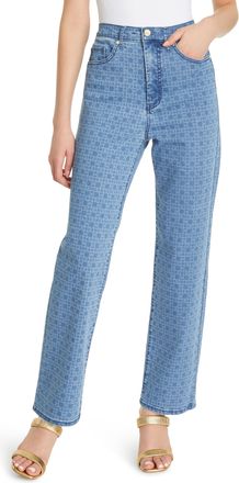 Dee Ocleppo DO by Dee Ocleppo Womens Matilda High Rise Straight Leg Jean Standard, D-link Blue Denim, 12
