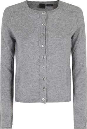 Pinko Potatura Cardigan - Dames - Vesten - Grijs - XS - Truien & Vesten