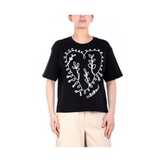 Max Mara Mujer, Camisetas, Negro, Talla: M