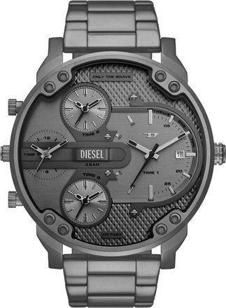 Diesel Diesel Mr. Daddy Slim Multi Movement Gray Stainless Steel Watch - Timeframes - Man - Grey