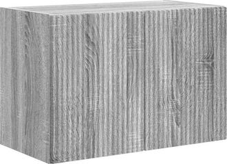 vidaXL Mueble De Tv Montado En La Pared Gris Sonoma 59,5 X 31 X 40 Cm Vidaxl