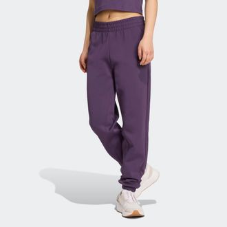 adidas Sporthose ADIDAS SPORTSWEAR FUTURE ICONS SMALL LOGO, Damen, Gr. M, N-Gr, aurora plum, Obermaterial: 68% Baumwolle, 32% Polyester, Hosen Sporthose, Reg