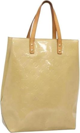 Louis Vuitton Tweedehands leren Louis Vuitton tassen - Dames - Vintage Shopper - Beige - ONE Size - Leer - Vintage