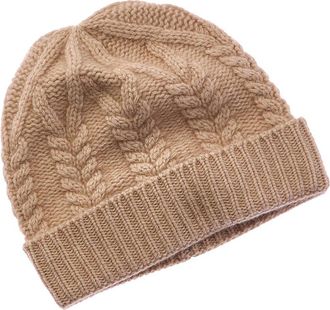 Sofiacashmere Tf Dnu Sofiacashmere Chunky Cable Cashmere Beanie