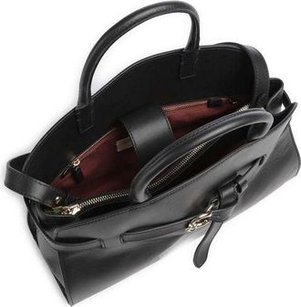 Coccinelle Womens Top Handle Bag Black Cowhide - Top-Handle-Bags