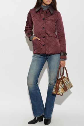 Burberry Insulated Jacket Fernleigh, Womens, Burgundy