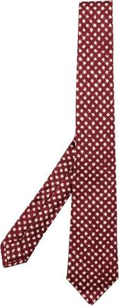 Kiton Cravatta - Heren - Stropdassen - Rood - ONE Size - Accessoires