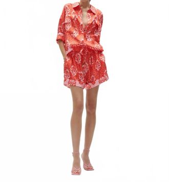Figue Coppins Short In Mosaic Sunset Pink