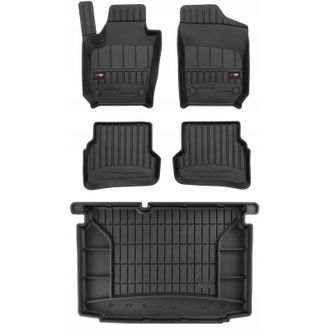 OEM Set Alfombrillas De Goma 3d Vw Polo 5 Hb 2009-2017 D