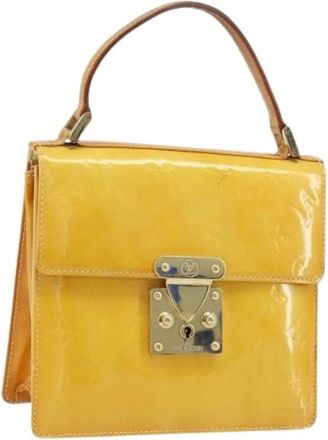 Louis Vuitton Pre-owned Handbags, female, Yellow, Size: ONE SIZE Pre-owned Vintage Hand Bag
