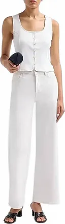 Veronica Beard Quenby Top In White