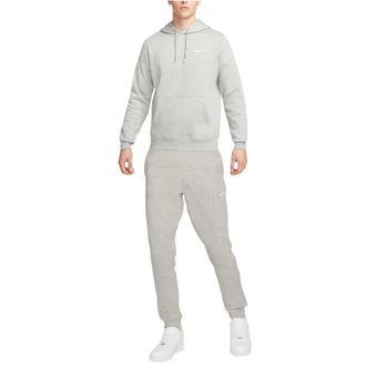 Nike Club Mens Tracksuit Fleece Hoodies Sweatpants Jogger Sports Gym - Grey Cotton - Size X-Large