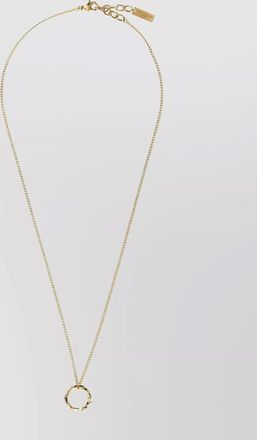 Saint Laurent metal pendant necklace
