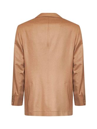 Brunello Cucinelli Mens Tailored Jacket Camel Hair