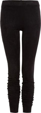 Marc Aurel Dames, Broeken, Zwart, Maat: XL Velours