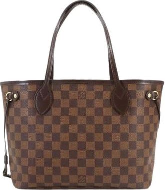 Louis Vuitton Pre-owned Tote Bags, female, Brown, Size: ONE SIZE Pre-owned Damier Canvas Tote Bag