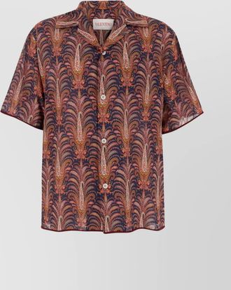 Valentino Garavani printed bowling shirt