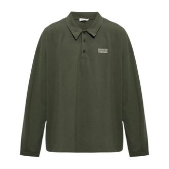 American Vintage Camisa Polo Oversize Gixy - Tops - Hombre - Verde - M/L