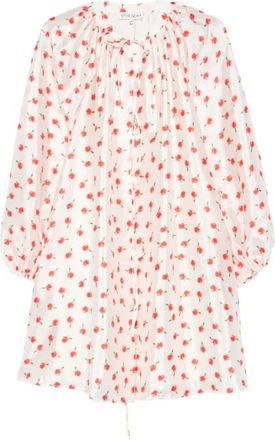 Stine Goya Petun Tie Floral Mini Dress - Dames - Korte kleedjes - Veelkleurig - XS - Polyester - Kleedjes