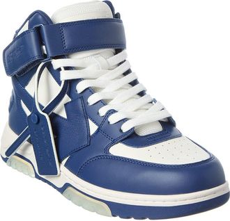 Off-white Off-White Out Of Office Leather Mid-Top Sneaker