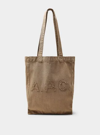 A.P.C. Womens Lou cotton tote bag