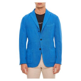 Boglioli Jassen, Heren, Blauw, S, Katoen, Blazers