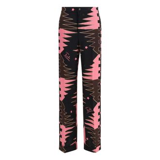 Pucci Cr&ecirc;pe de Chine broek - Dames - Broeken - Zwart - Maat: XS Zijde