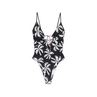 Farm Rio Mujer, Trajes de ba&ntilde;o, Negro, Talla: M