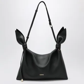 Loewe Medium Scarf bag in black leather