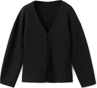 Mango Oversize V-Neck Cardigan in Black at Nordstrom, Size X-Small