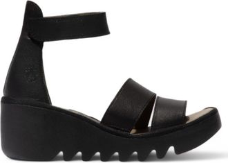 FLY London BONO290FLY - Womens Wedge Heel Open Toe Leather Sandals