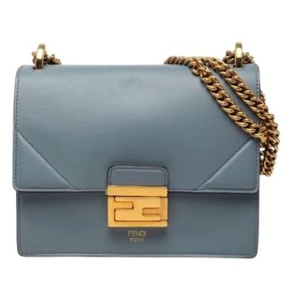Fendi Pre-owned Cross Body Bags, female, Blue, Size: ONE SIZE Pre-owned Shoulder Bag