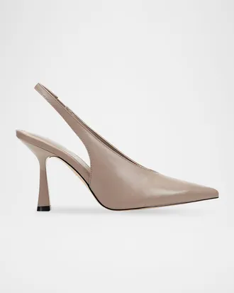 Marc Fisher Esther Leather Slingback Pumps