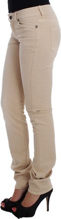 Roberto Cavalli White Diamond Jeans - Beige