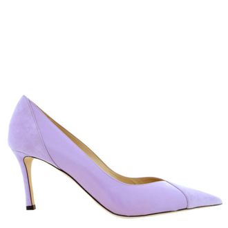 Jimmy Choo London Cass 75 Mixed Leather Pumps, Brand Size 40.5 ( US Size 10.5 )