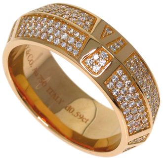 Tiffany & Co. Atlas Pink Gold (18K) Band Ring (Pre-Owned)