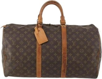 Louis Vuitton Pre-owned Weekend Bags, female, Brown, Size: ONE SIZE Pre-owned Boston Bag