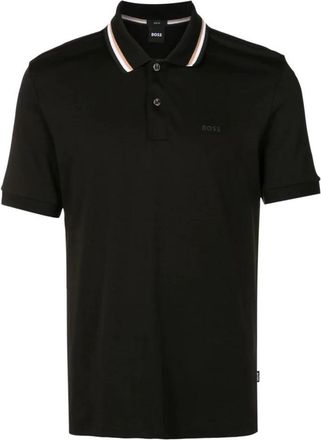 HUGO BOSS Penrose 38 poloshirt van katoen - Heren - Polos - Zwart - S - Katoen - Tops