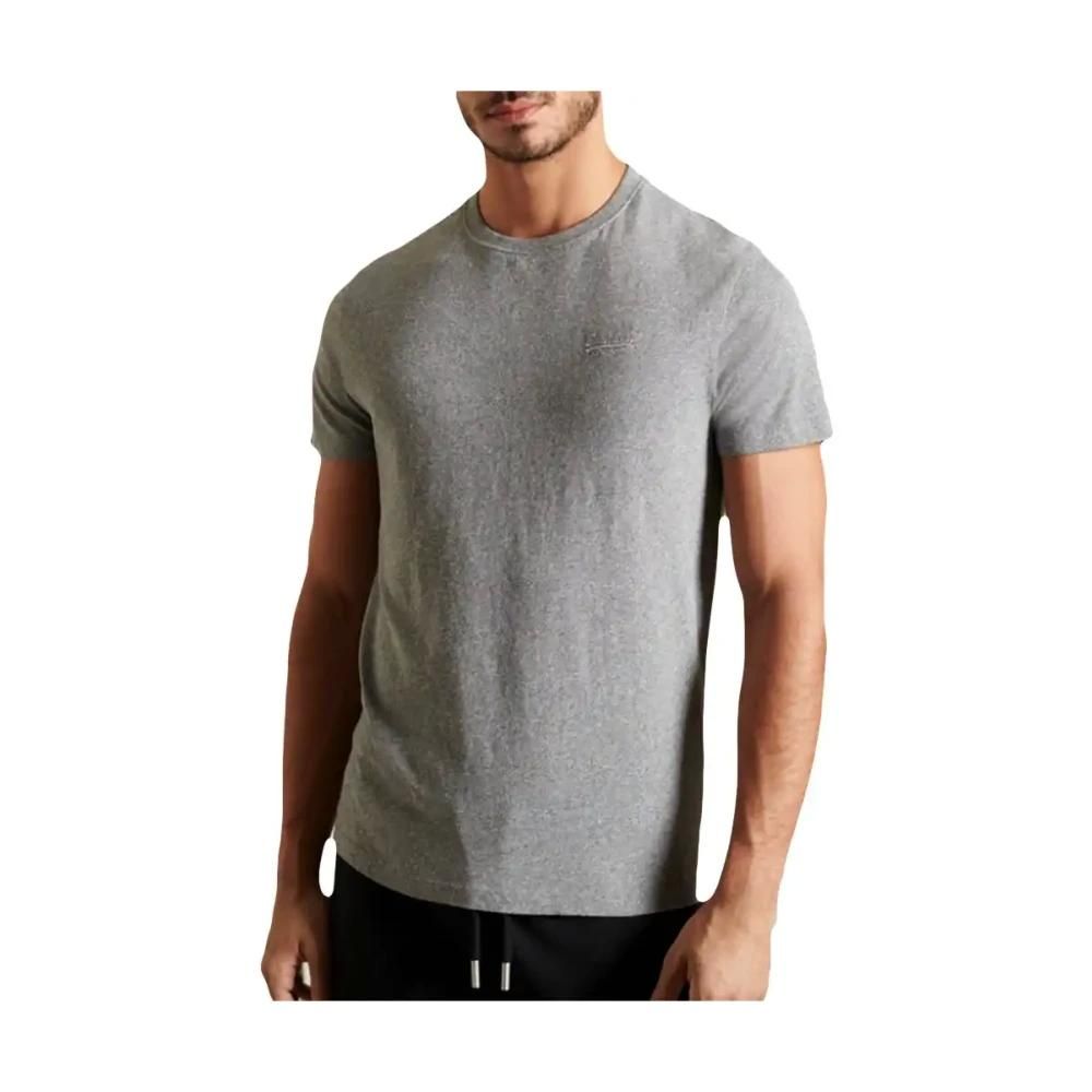 Superdry Homme, Tops, Gris, Taille: 2XL T-shirt Vintage Brodé dès
