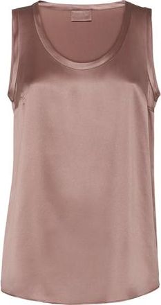 Brunello Cucinelli Satin top in Chocolate at Nordstrom, Size Xx-Large Eu
