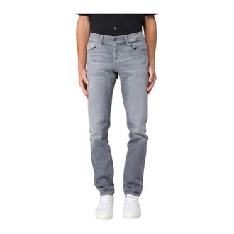 Dondup Straight Fit Jeans, male, Blue, W36, Classic Denim Jeans