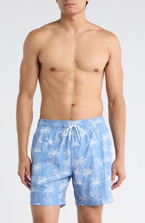 Trunks Surf & Swim Co. Sano 6.5-Inch Swim Shorts in Denim Blue at Nordstrom Rack, Size X-Large
